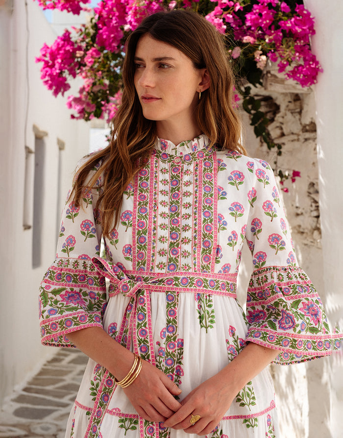Pink City Prints Gemma Dress  - Folk Mix - Simply Beach UK