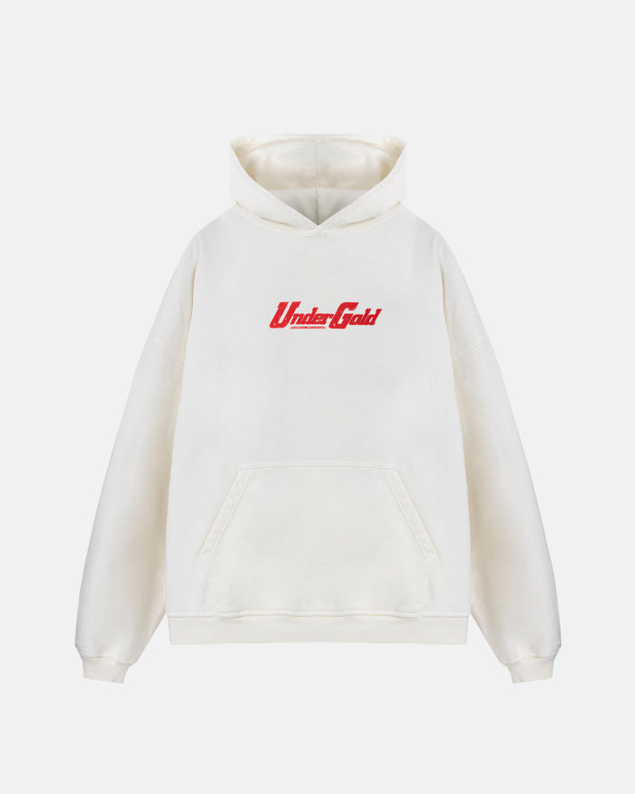 Golden Heritage Pegasus Hoodie White