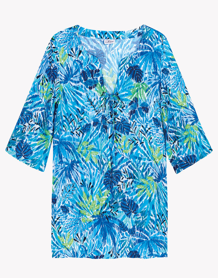 Haiti Beach Tunic - Turquoise