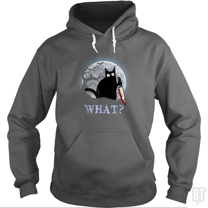 Halloween Murder Cat Hoodie