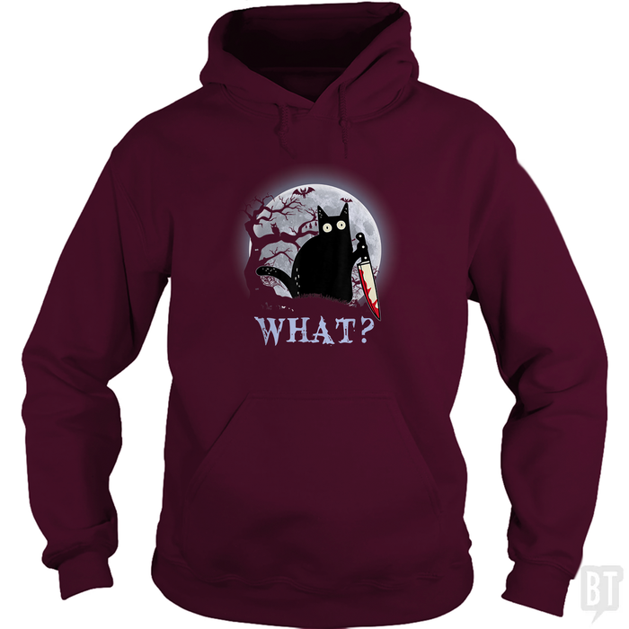 Halloween Murder Cat Hoodie