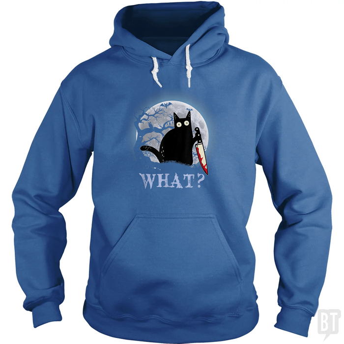 Halloween Murder Cat Hoodie