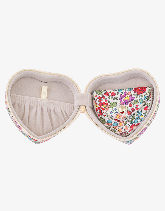 Emilia Heart Jewellery Box - Liberty Danjo - Simply Beach UK