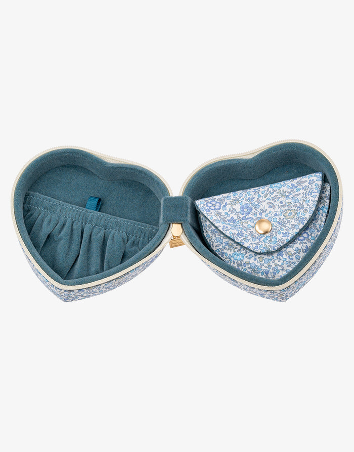 Emilia Heart Jewellery Box - Liberty Katie and Millie - Simply Beach UK