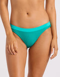 High Tide Hipster Bikini Pant - Long Island Green