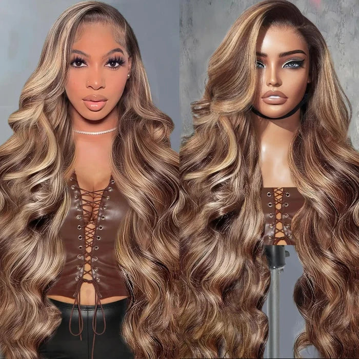 Highlight Human Hair Lace Wig