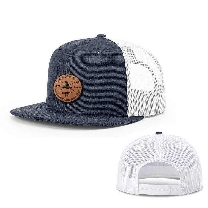 Snapback Flatbill / Navy and White / One Size