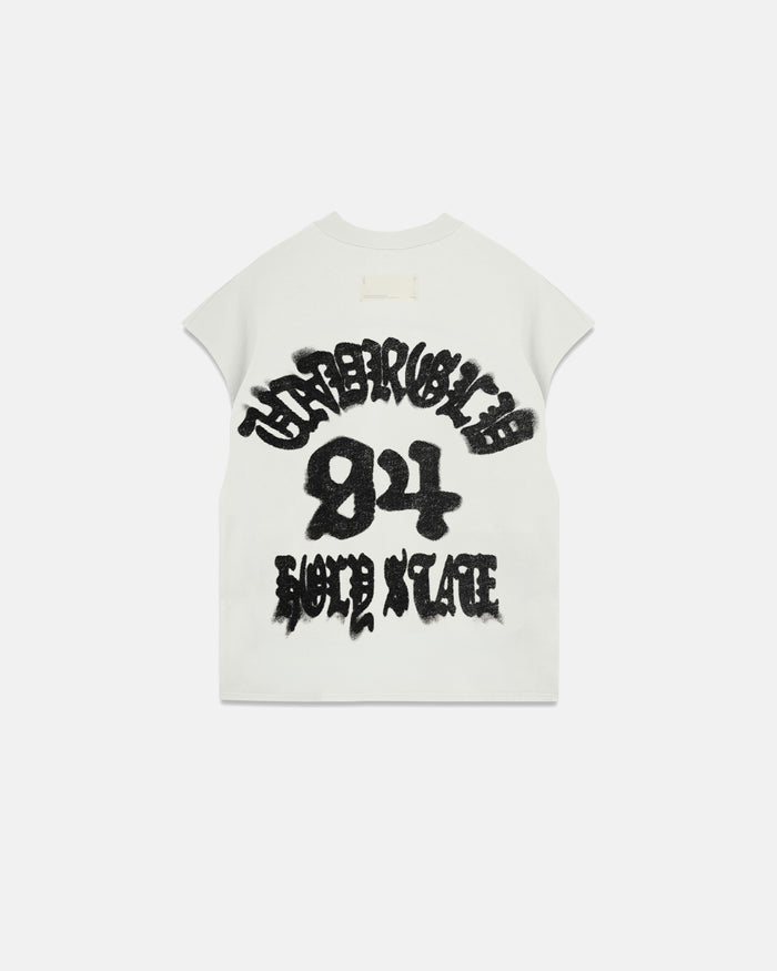Holy State 94 Sleeveless Tshirt White