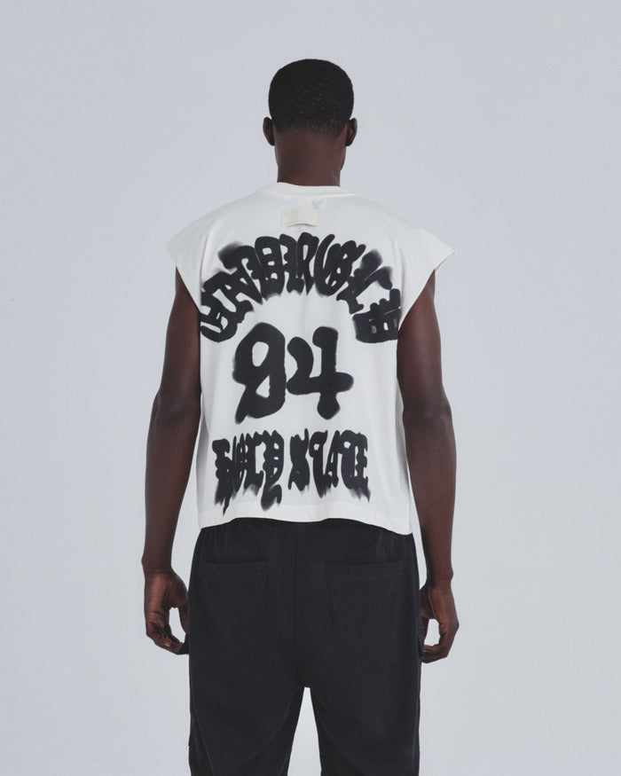 Holy State 94 Sleeveless Tshirt White