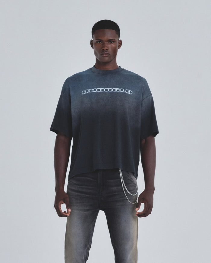 Holy State Beautiful Soul Boxy Fit Tshirt Midnight Black