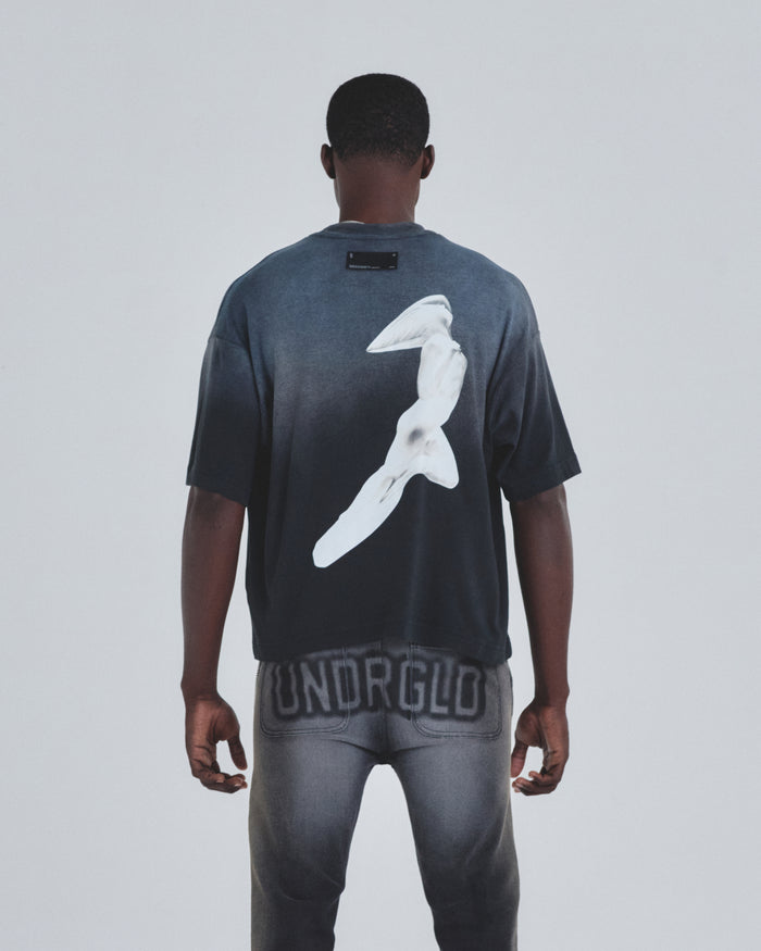Holy State Beautiful Soul Boxy Fit Tshirt Midnight Black