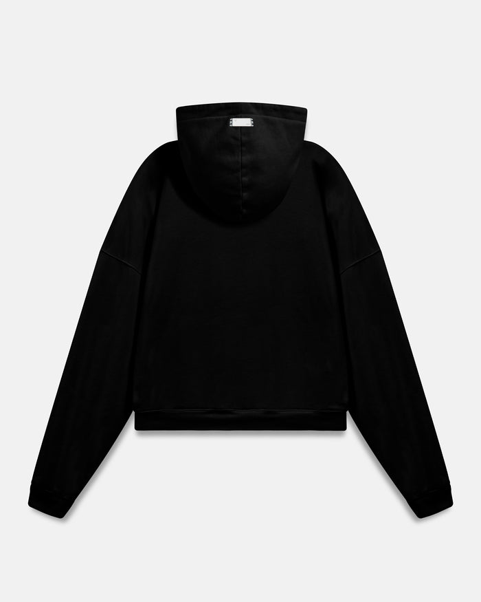 Holy State Deco Boxy Fit Hoodie Black