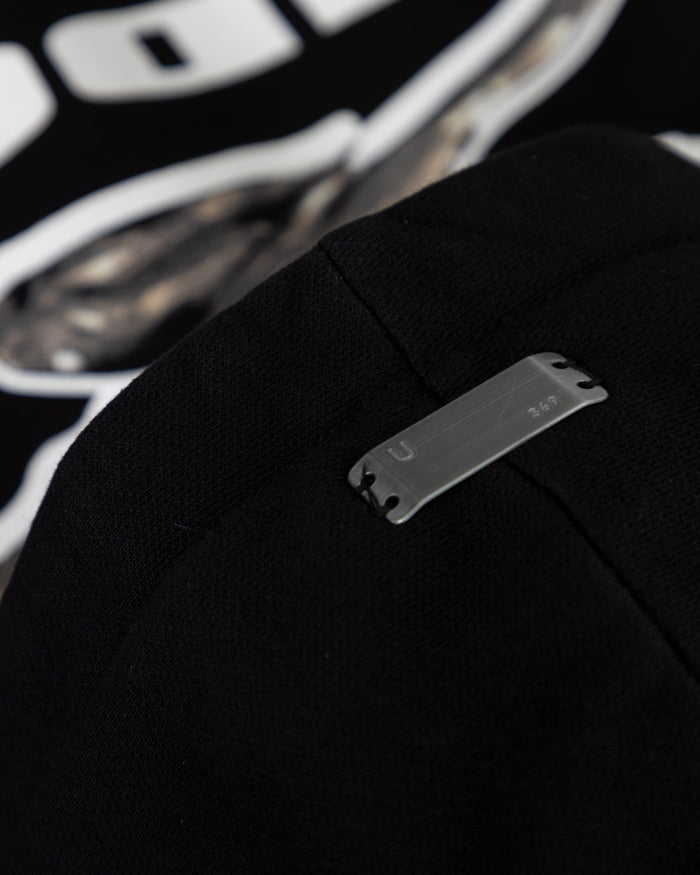 Holy State Deco Boxy Fit Hoodie Black