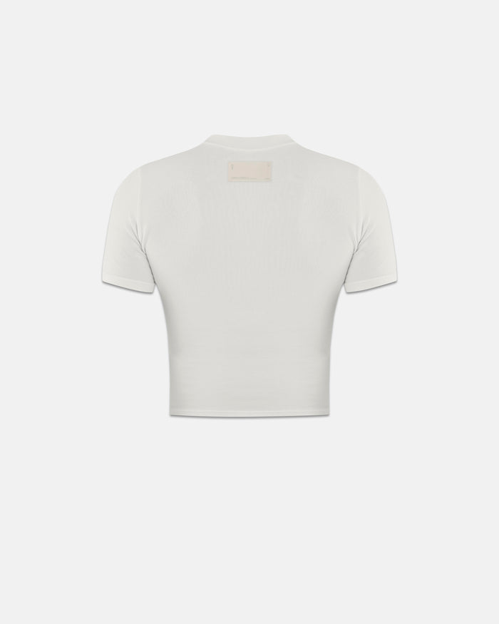 Holy State Deco Long Baby Tee White