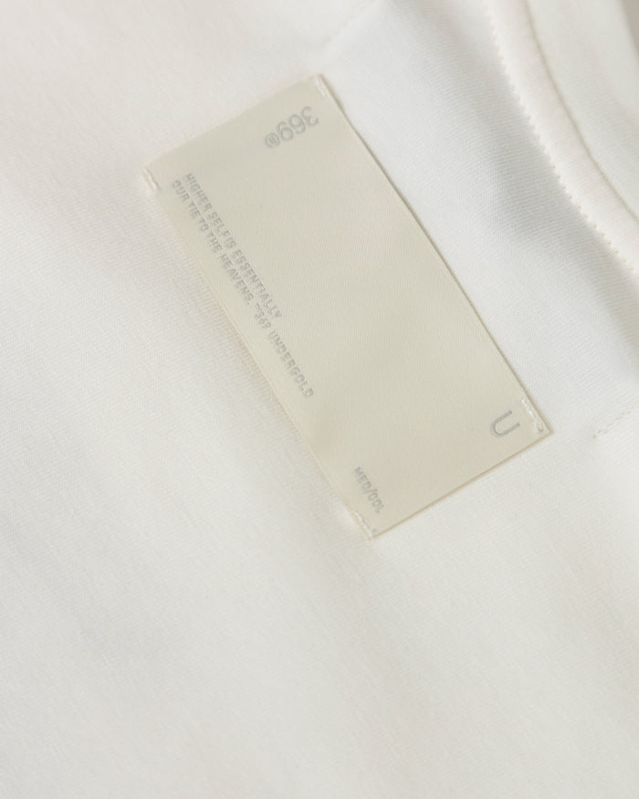 Holy State Deco Long Baby Tee White