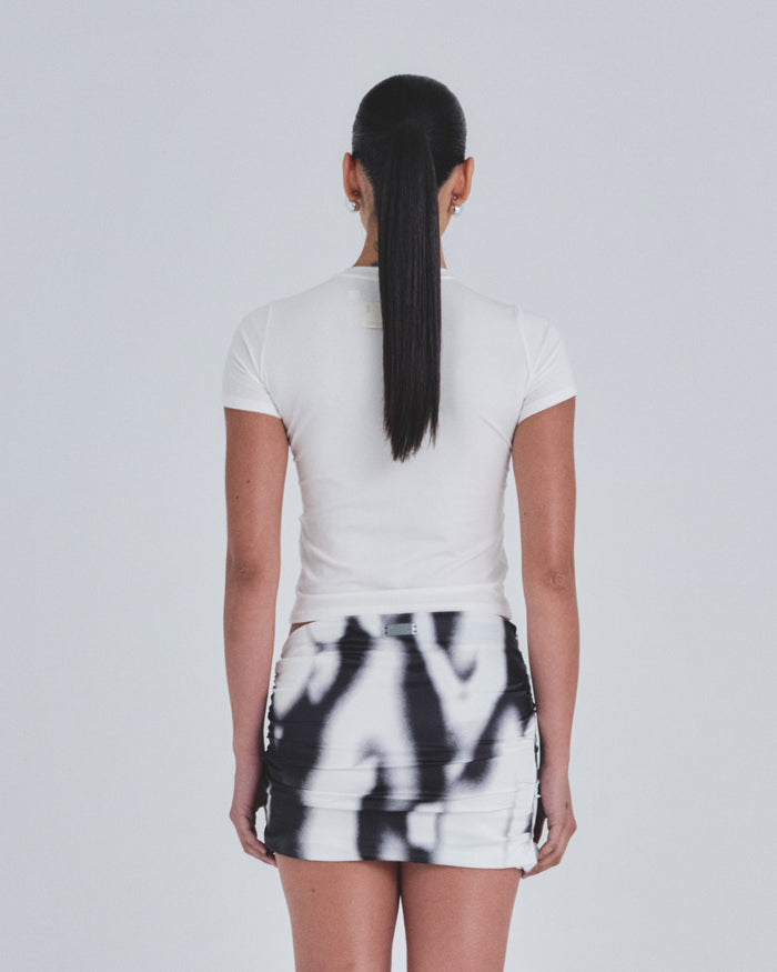 Holy State Deco Long Baby Tee White
