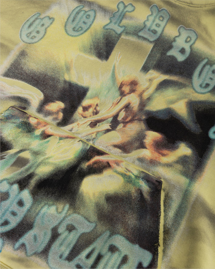 Holy State Divinity Boxy Fit Hoodie Aged Yellow