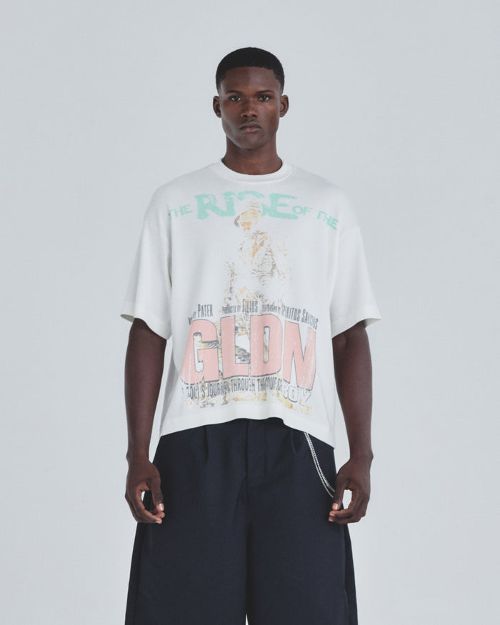 Holy State GLDN Prophecy Boxy Fit Tshirt White