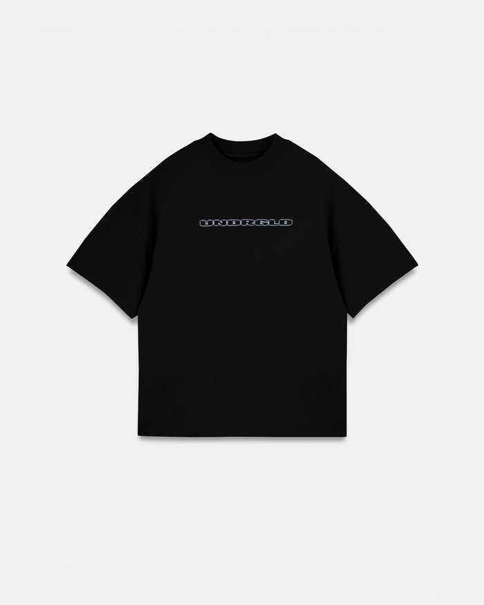 Holy State Head Noise Boxy Fit Tshirt Black