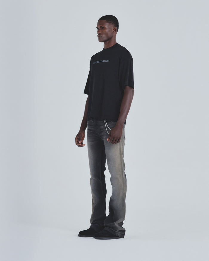 Holy State Head Noise Boxy Fit Tshirt Black