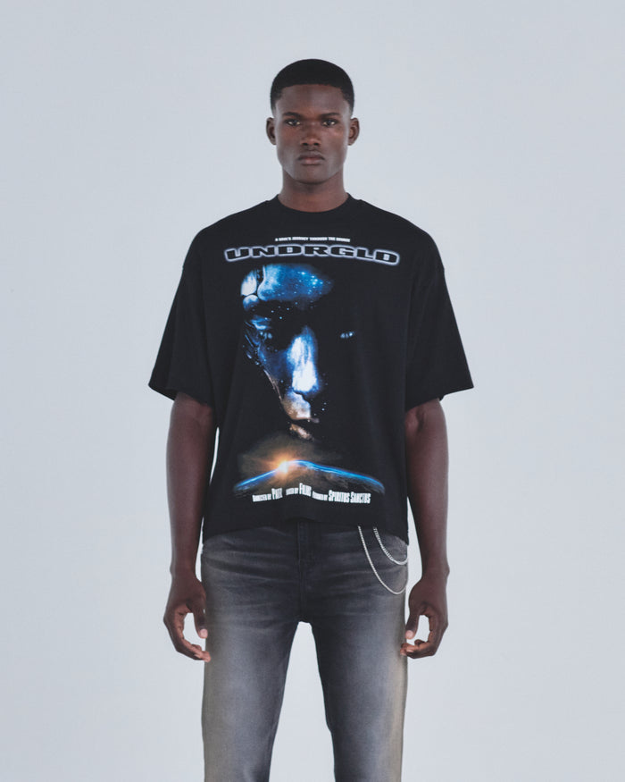 Holy State Journey Boxy Fit Tshirt Black