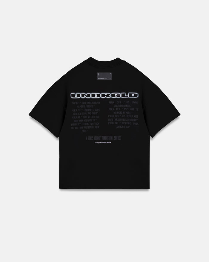 Holy State Journey Boxy Fit Tshirt Black