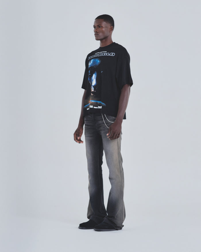 Holy State Journey Boxy Fit Tshirt Black