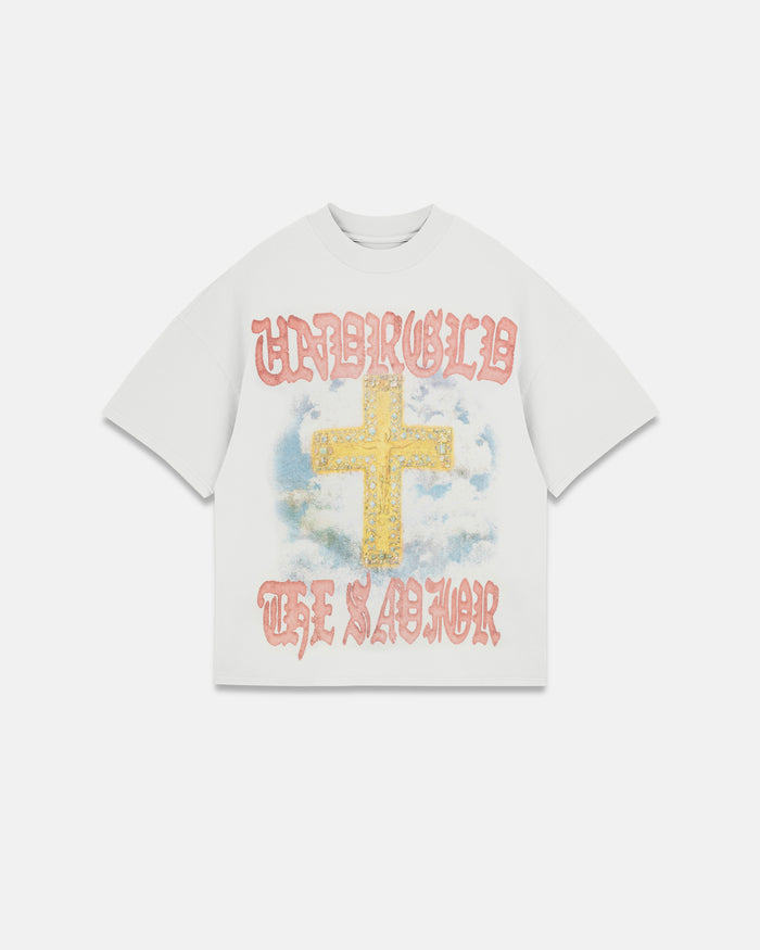 Holy State The Savior Boxy Fit Tshirt White