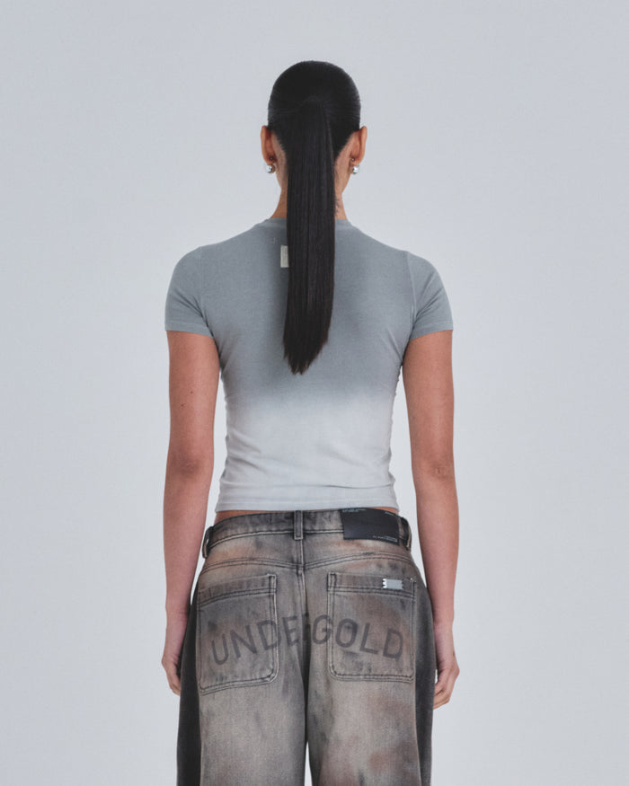 Holy State UNDGLD Long Baby Tee Faded Gray