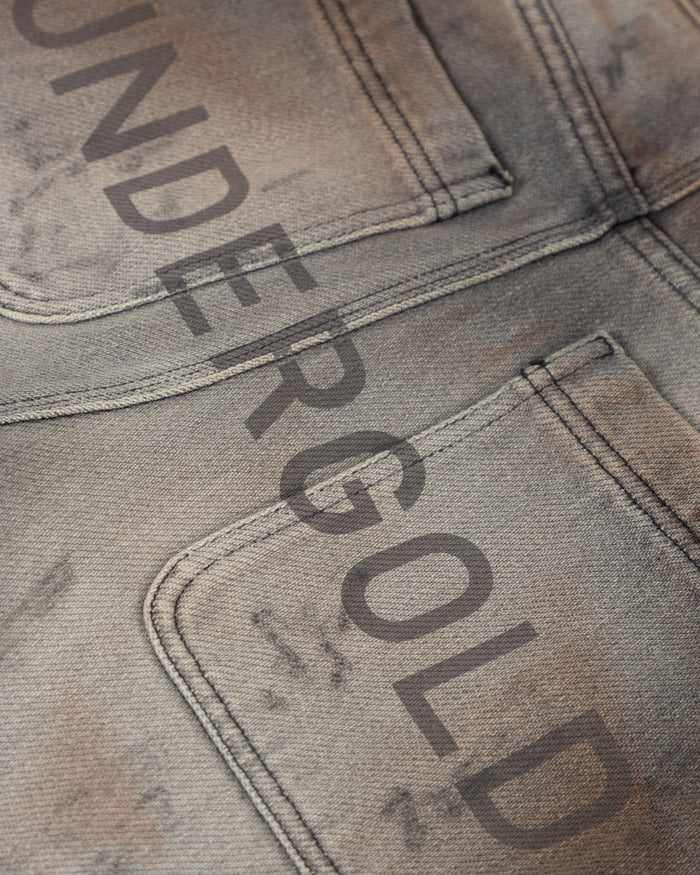 Holy State UNDGLD Wide Jeans Mechanic Gray