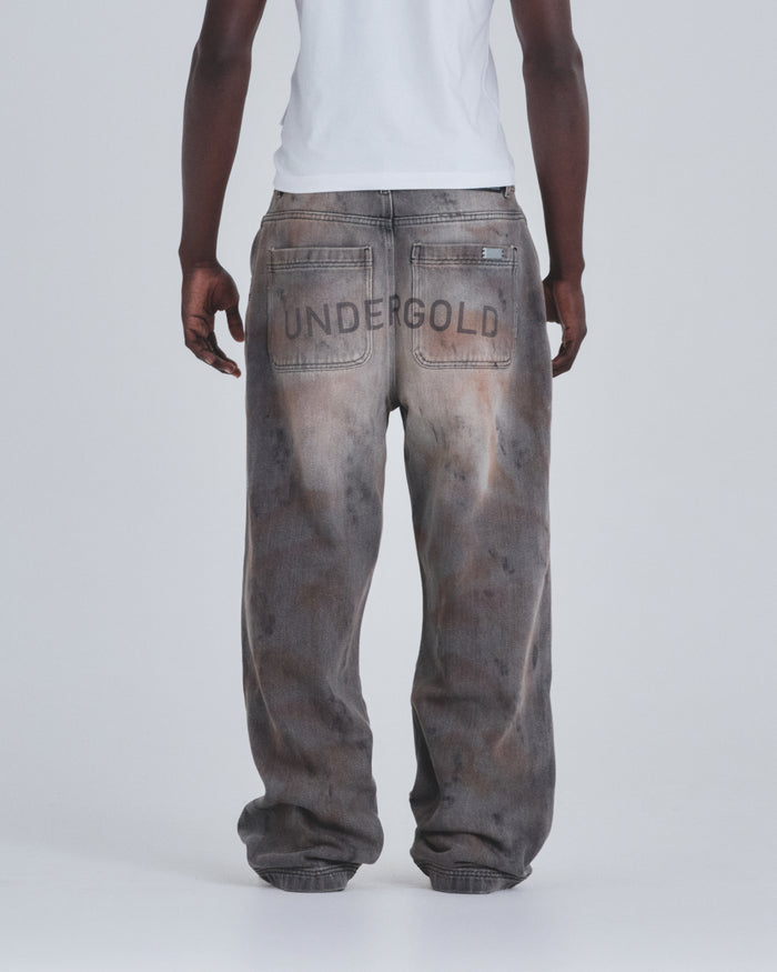 Holy State UNDGLD Wide Jeans Mechanic Gray