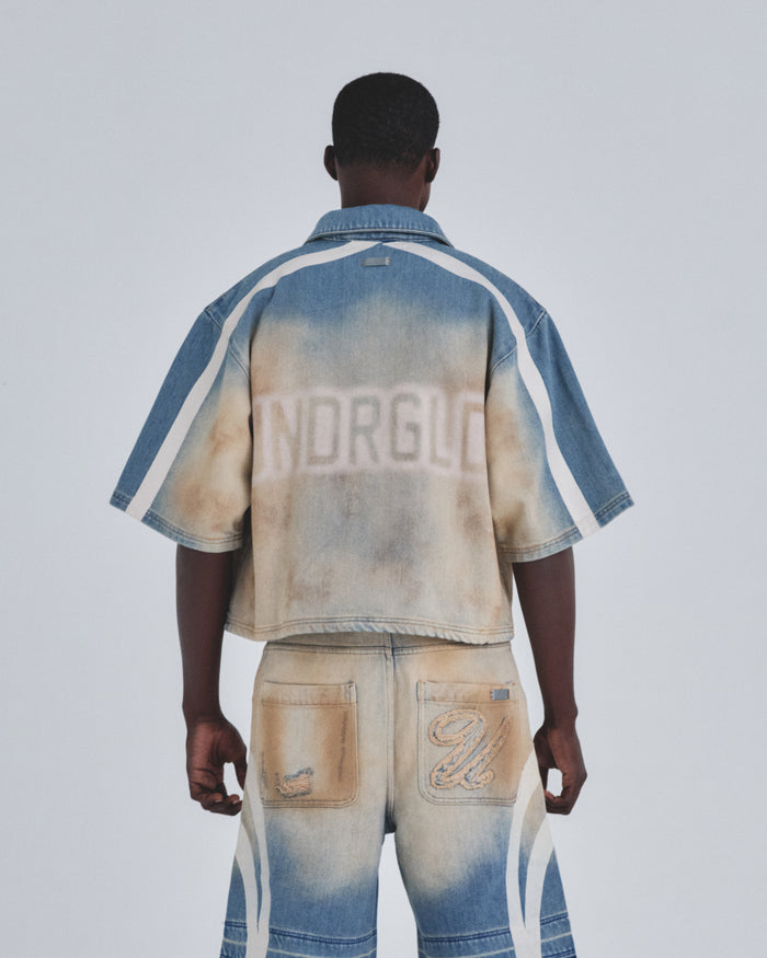 Holy State UNDRGLD Denim Shirt Sand Blue