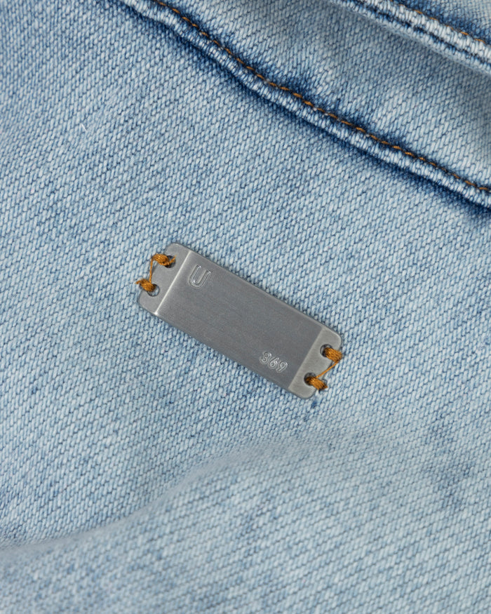 Holy State UNDRGLD Double Destroyed Jacket Blue