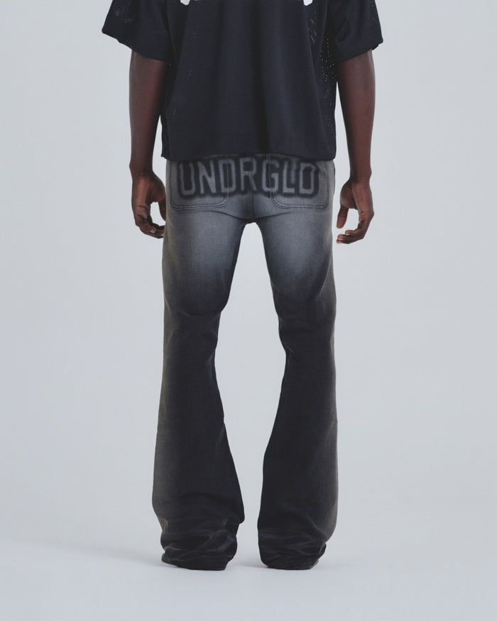 Holy State UNDRGLD Flare Jeans Faded Black