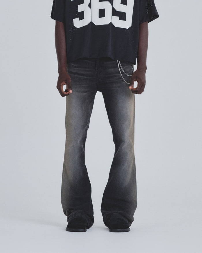 Holy State UNDRGLD Flare Jeans Faded Black