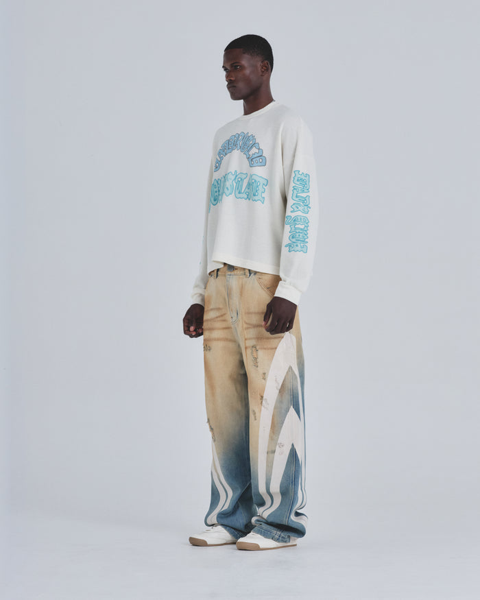 Holy State UNDRGLD Long Sleeve Tshirt White