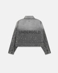 Holy State UNDRGLD Ripped Jacket Washed Gray