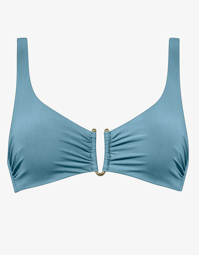 Maryan Mehlhorn Honesty Underwired Bikini Top - Celest - Simply Beach UK