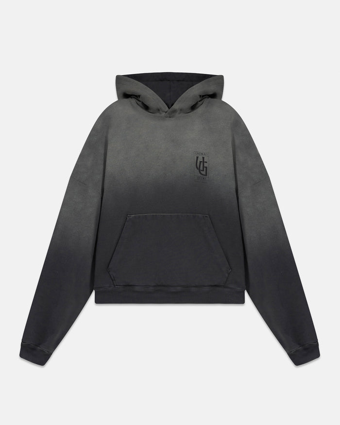 Hoodie Line UG Frame Boxy Fit Faded Black