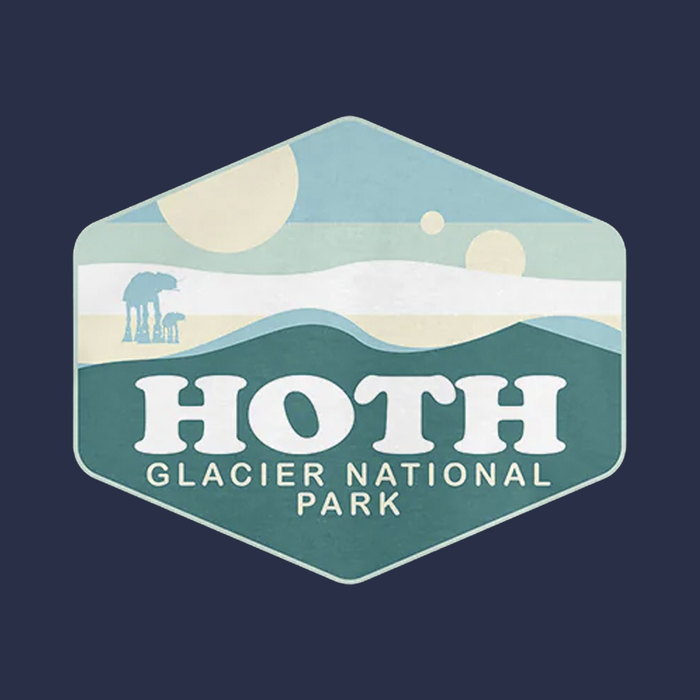 Hoth Glacier National Park Hoodie