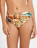 Maryan Mehlhorn Hypnotic Adjustable Bikini Pant - Sepia Leaves - Simply Beach UK