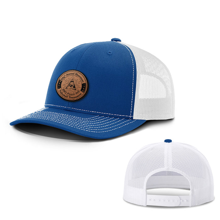 illuminati Leather Patch Hats - BustedTees.com