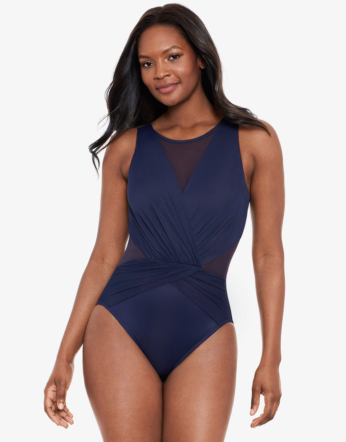 Illusionist Palma Swimsuit - Midnight - Simply Beach UK