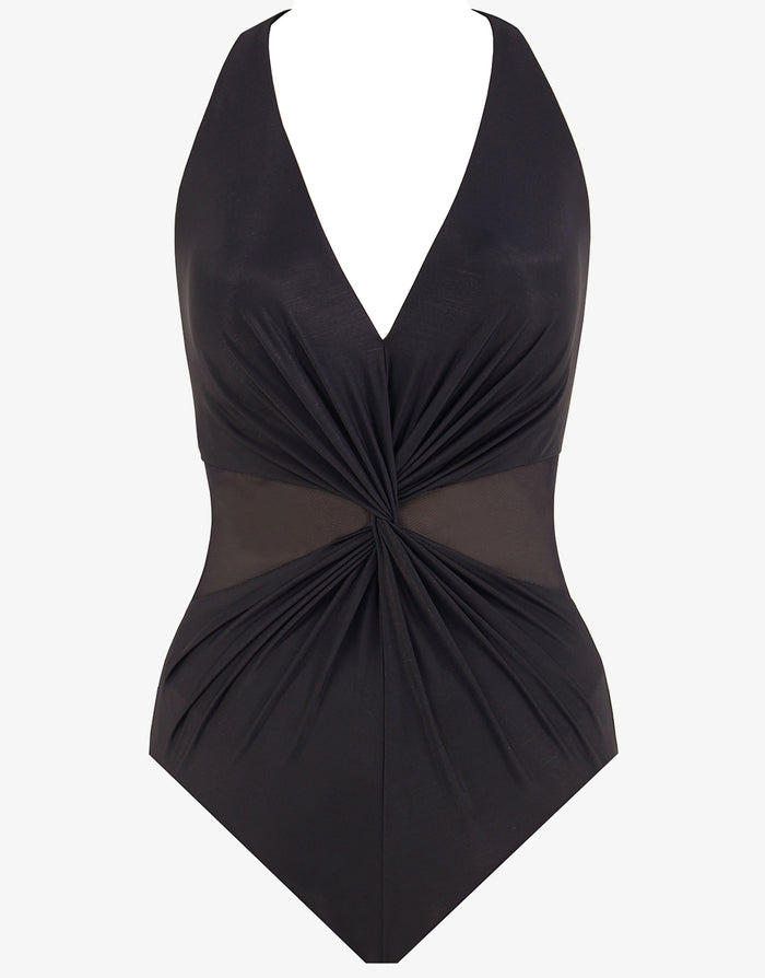 Illusionist Wrapture Swimsuit - Black - Simply Beach UK