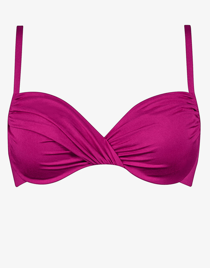 Impact Underwired Bikini Top - Berry Glaze - Simply Beach UK