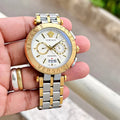 Imported premiums silver metallic wrist watch  for her