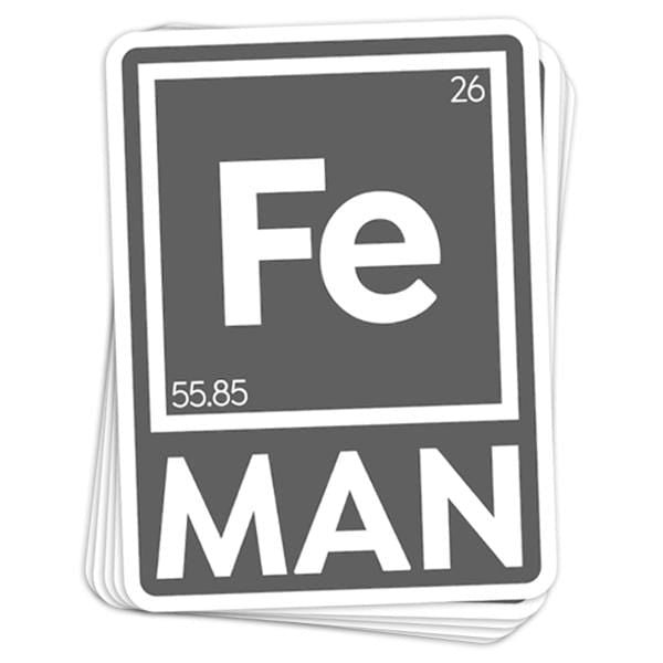 Iron Man Vinyl Sticker - BustedTees.com