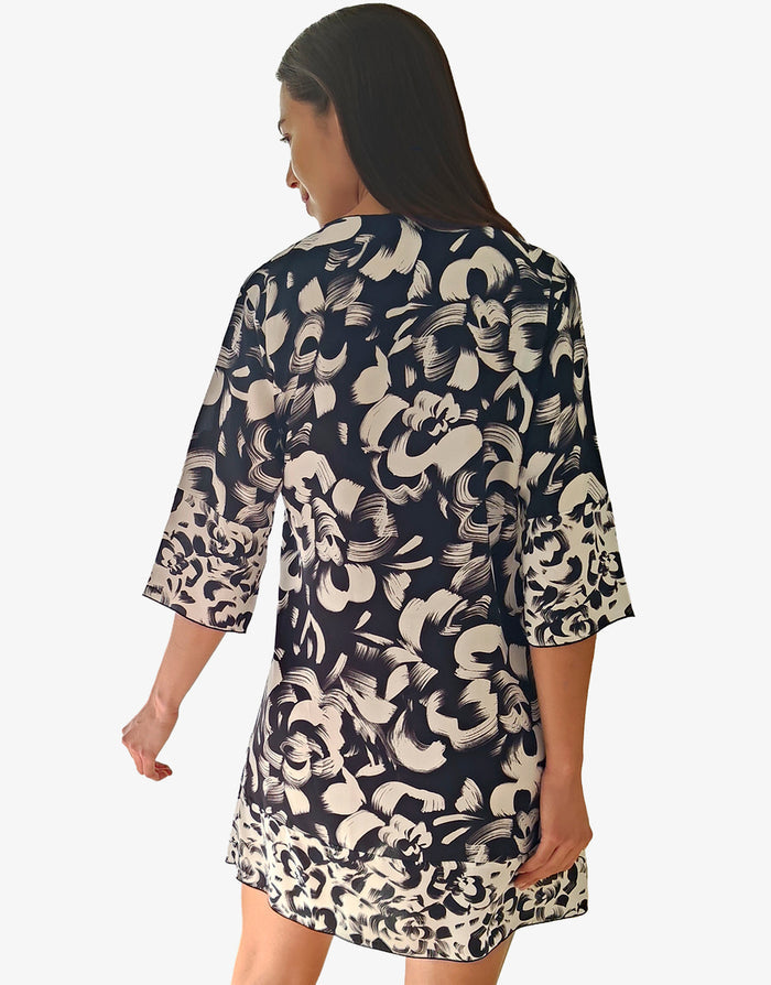 Island Beach Dress - Black and White - Simply Beach UK