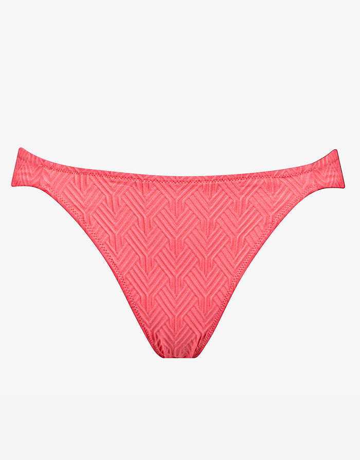 Watercult Island Nostalgia Tab Side Bikini Pant - Ocean Coral - Simply Beach UK