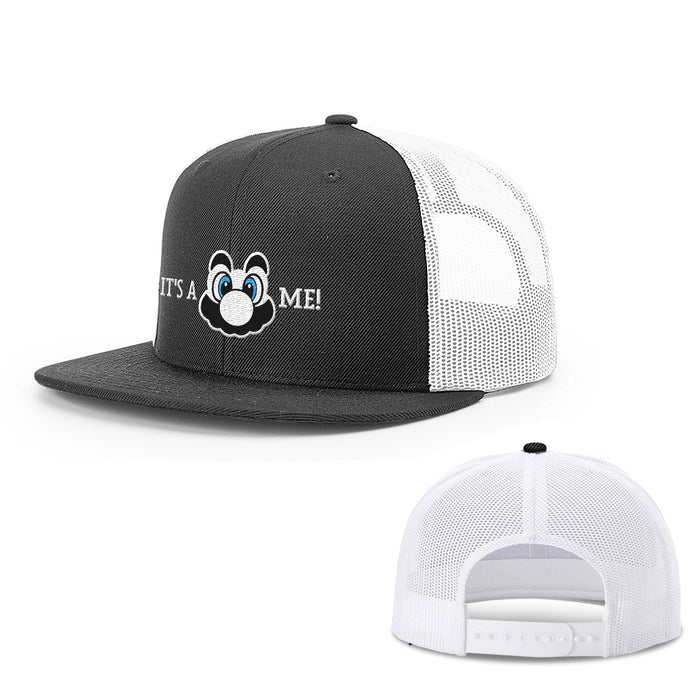 Snapback Flatbill / Black and White / One Size